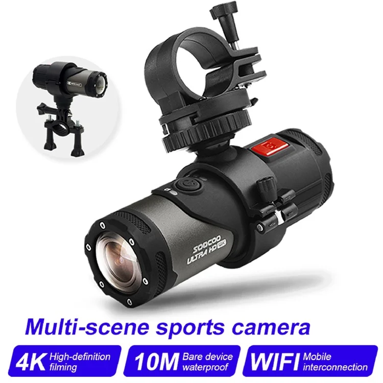 4K HD Camcorder Waterproof Outdoor Sports Camera WiFi Motorcycle Bike Video Recorder Camera