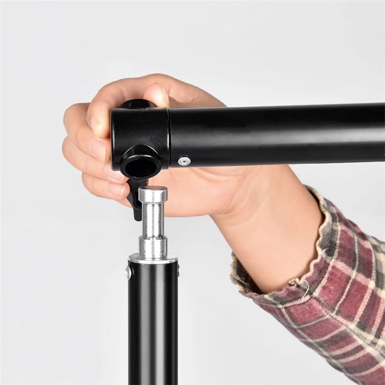 3m 3 Section Telescopic Aluminum Alloy Background Support Cross Arm Crossbar for Background Cloth Frame