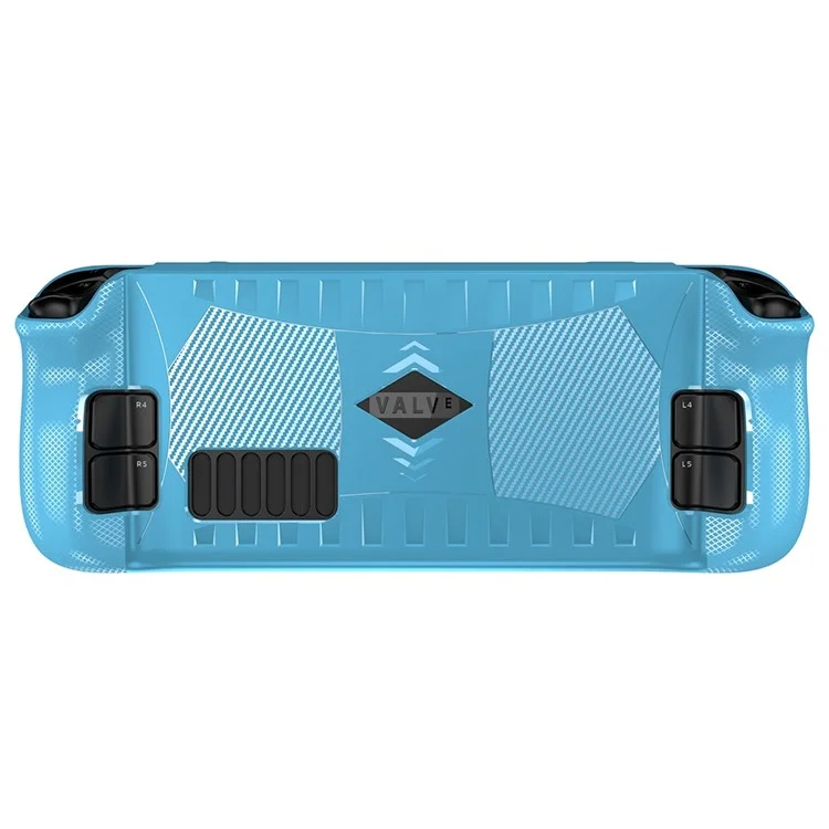 For Valve Steam Deck Game Console TPU Protective Cover Anti-skid Anti-scratch Case - Sky Blue