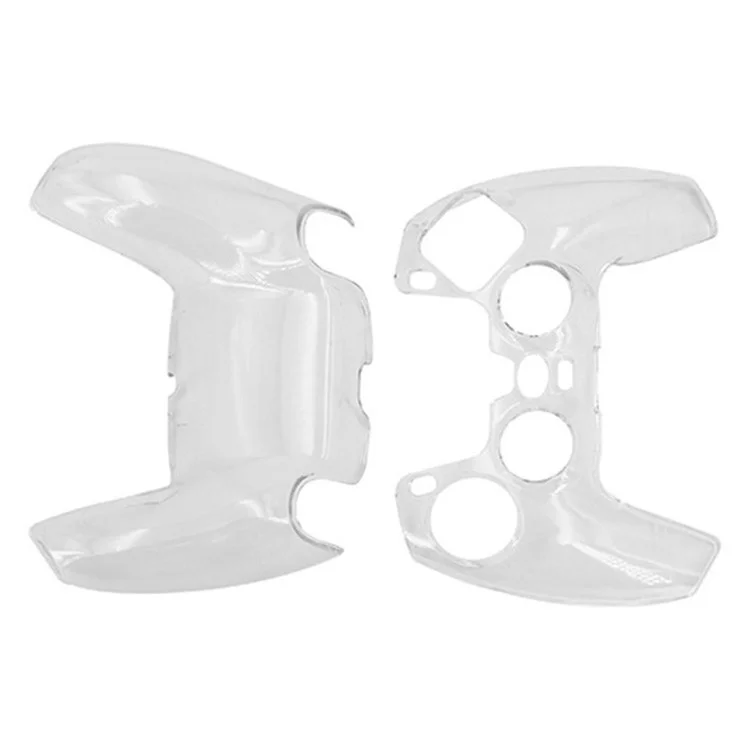 For PS5 Game Controller Transparent PC Cover Gamepad Splittable Protective Case