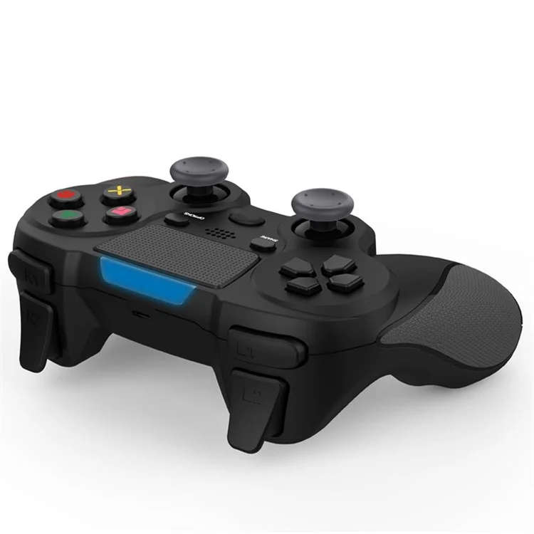 Wireless Controller for Playstation 4/Pro/Slim/PC Built-in Rechargeable 600mAh Battery Joystick with Double Vibration and TouchPad - Black