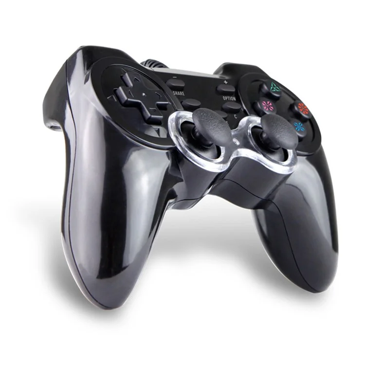 HY-9018 USB Wired Gamepad Six-Axis Gyroscope Dual Vibration Game Controller for PS4 / PS3 / Nintendo Switch / PC / PC360 / Android