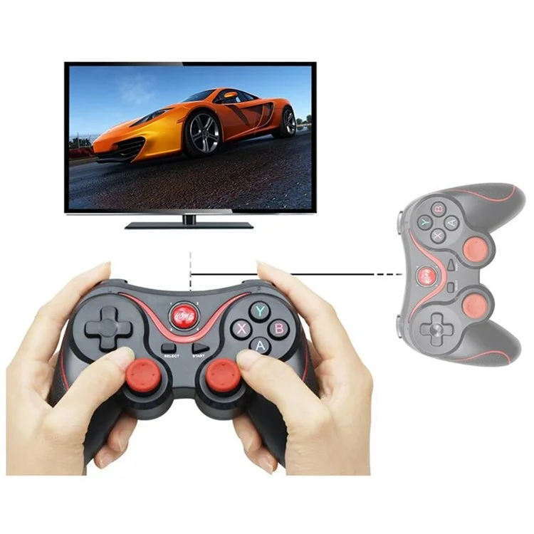 X3 Wireless Bluetooth Gamepad Handle Controller, Support iOS Android Windows Systems