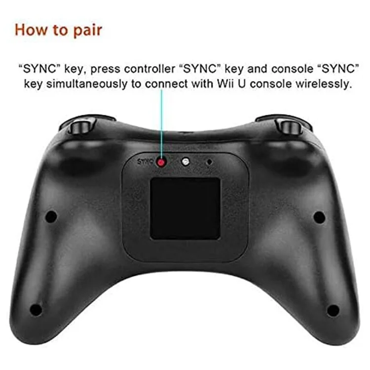 Wireless Joys-Stick Compatible with Nintendo Wii U Game Console Remote Controller