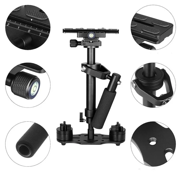 S60 Photography Aluminum Alloy Handheld Stabilizer for Steadycam Steadicam DSLR Camcorder