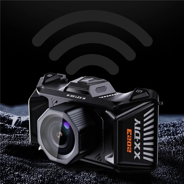 NVC600 4K Digital Camera 70MP 50X Digital Zoom Anti-Shake WiFi Camera with 64G TF Card LED Fill Light