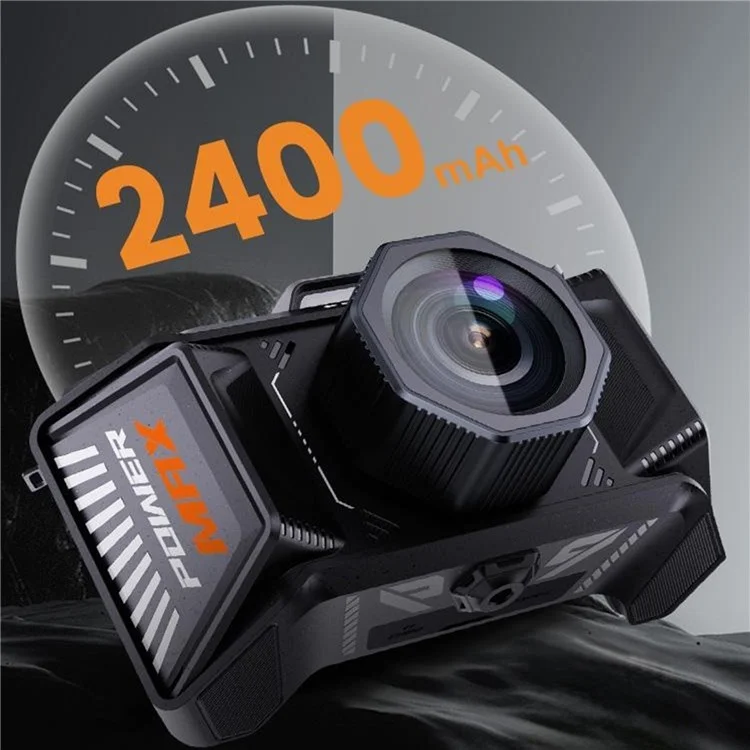 NVC600 4K Digital Camera 70MP 50X Digital Zoom Anti-Shake WiFi Camera with 64G TF Card LED Fill Light